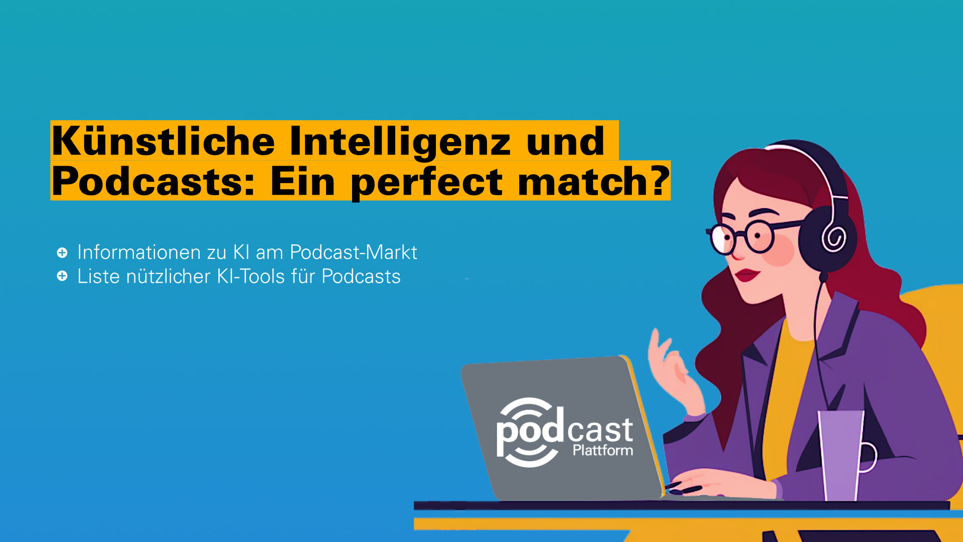 Titelbild: Künstliche Intelligenz und Podcasts: Ein perfect match?